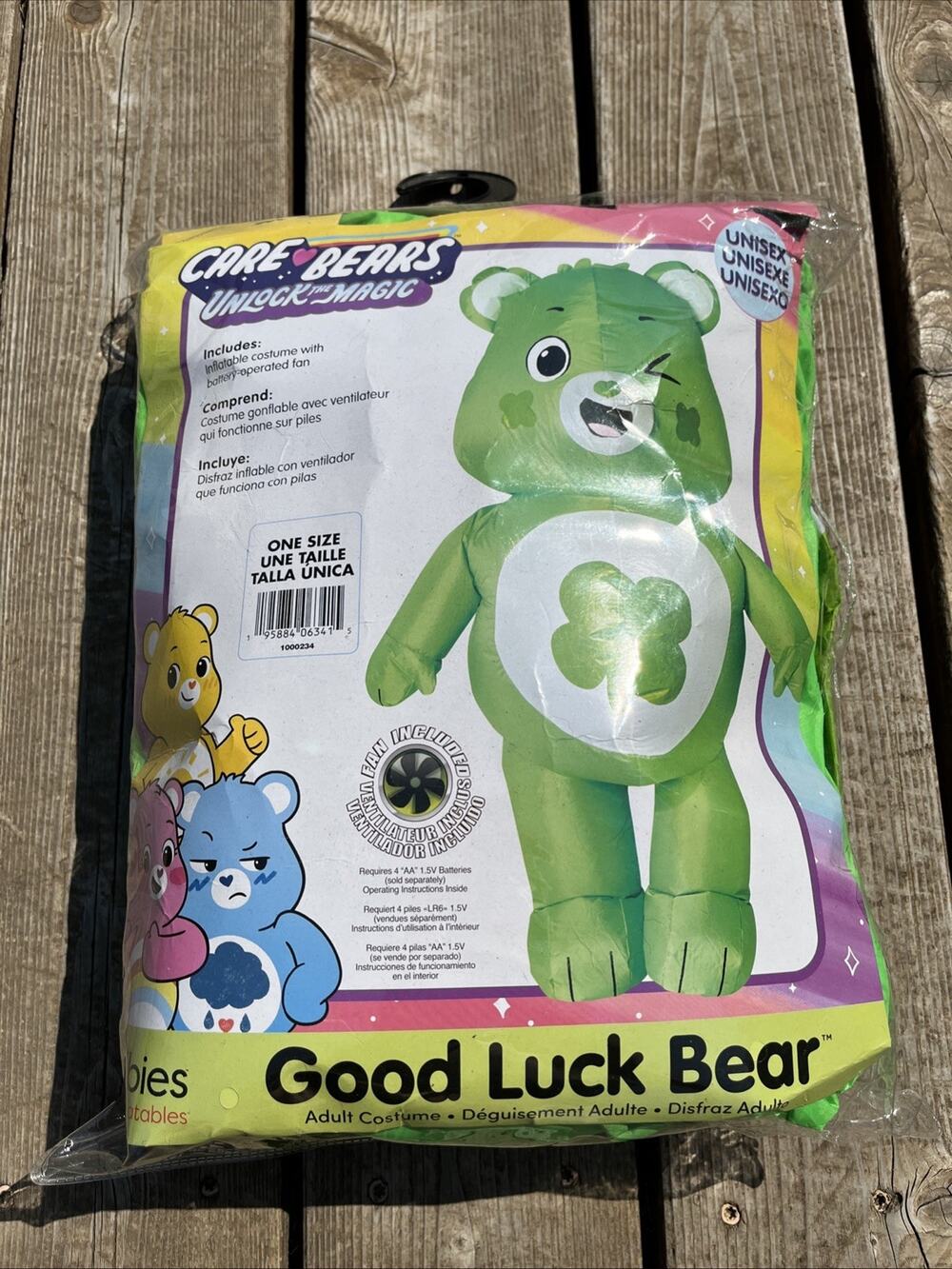 Good Luck Bear - Care Bears - Inflatable - St Patrick's Day - Costume
